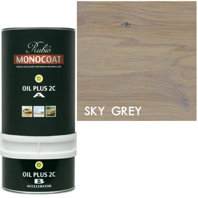 Rubio Monocoat Oil Sky Grey Component A