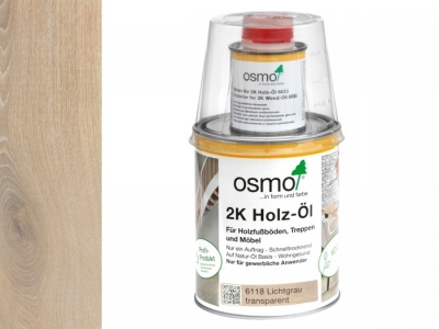 Osmo 2K Wood Oil 6118 - двукомпонентно масло за дървесина