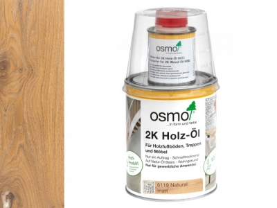 Osmo 2K Wood Oil 6119 - двукомпонентно масло за дървесина