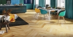 Трислоен паркет Barlinek Oak Caramel Herringbone 110