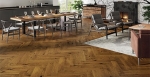 Трислоен паркет Barlinek Oak Brown Sugar Herringbone 180